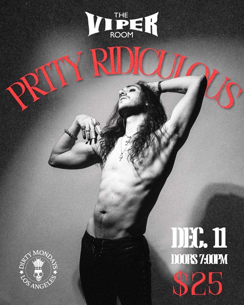 Image showing Breakout Metal Hyperpop Hybrid Prtty Ridiculous Hits The Viper Room.